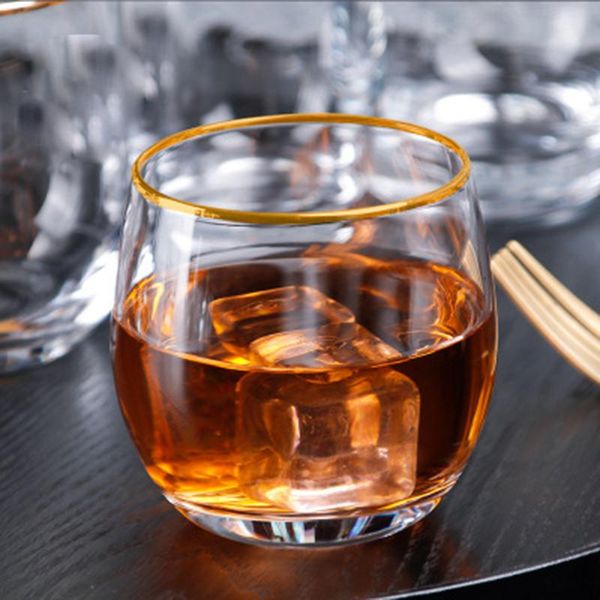

wine glasses set of 2 classical home morning water glass clear party office juice cup gla-116