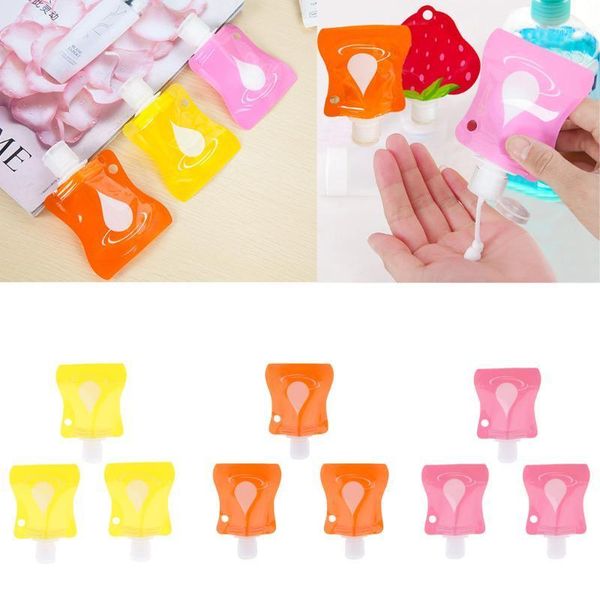 

storage bottles & jars refillable travel set, blank