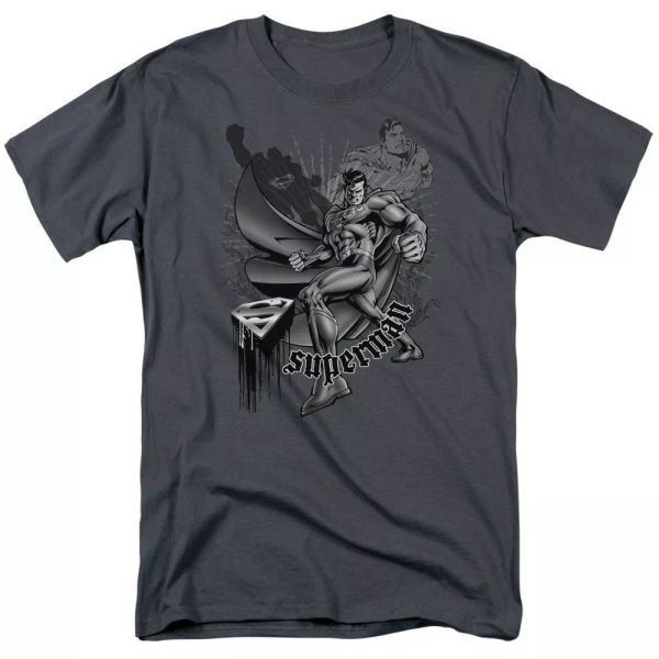 

Superman Fight And Flight T-Shirt DC Comics Sizes S-3X NEW, White;black