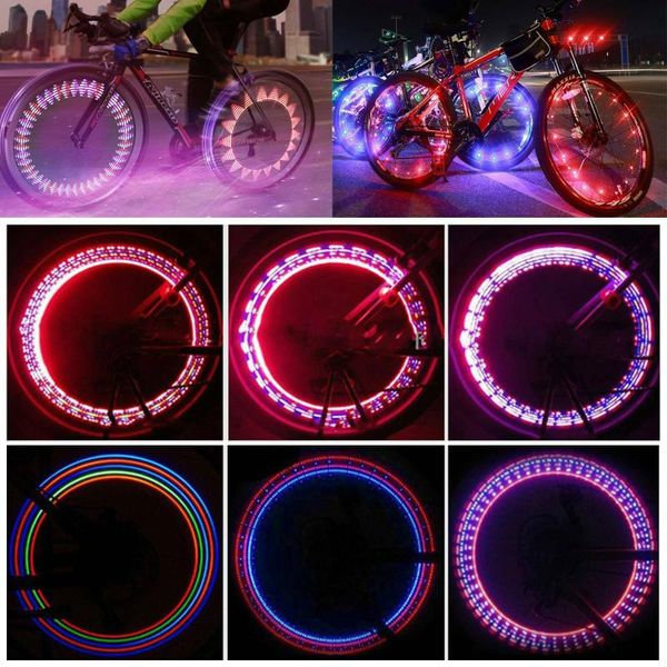 

bike lights light mountain road wheel bicycle spokes led car motorcycle tire lamp accessories
