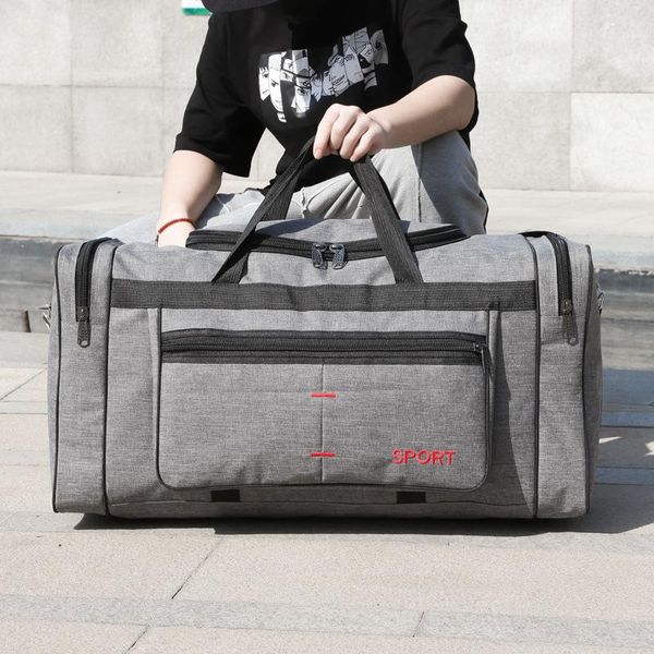 

duffel bags large capacity waterproof oxford men's travel big duffle bag casual multifunction weekend trip luggage storage