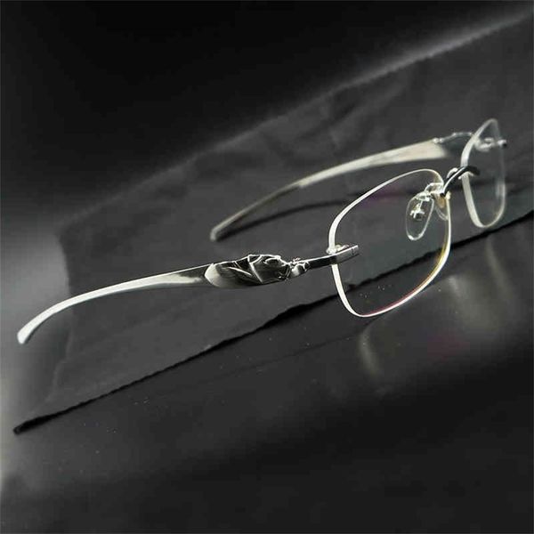 

75% off online shop clear glasses panther spectales fill prescription eye glasses frames for men, White;black