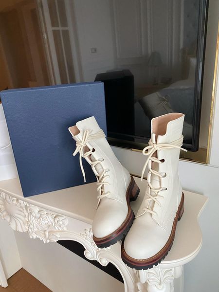 

luxurys designers women dress boots ladies ankle bootes fashion womens jeans shoesautumn winter high heel short platform leather boot size 3, Black