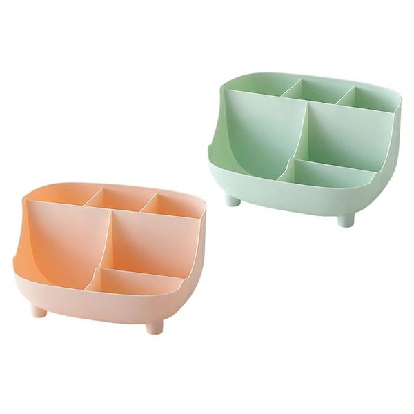 

storage boxes & bins 2pcs classify cosmetics box home deskplastic sundries holder