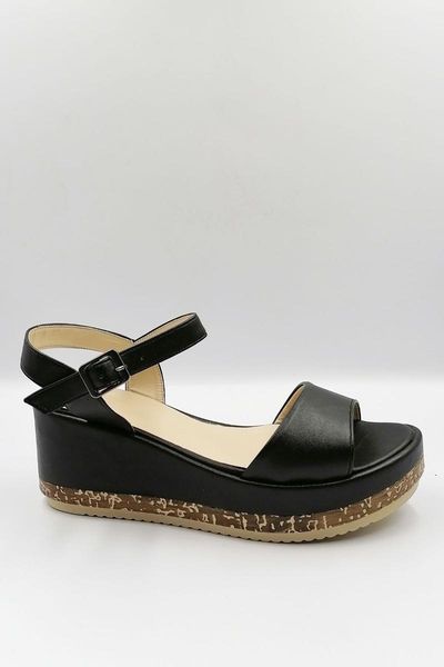

sandals women's black wedges
