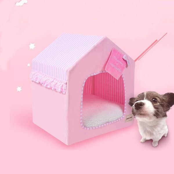 

cat beds & furniture house detachable lovely pet dog bed cave for cats kitten cama para cachorro soft gato products