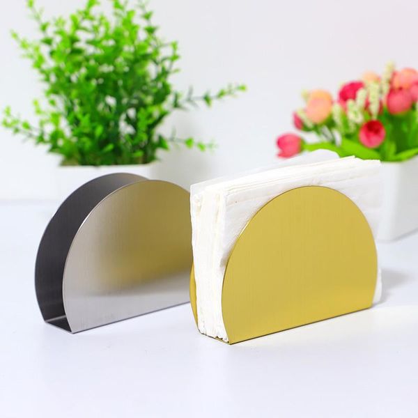 

tissue boxes & napkins 1pc nordic stainless steel vertical napkin holder el restaurant home paper towel rack storage container