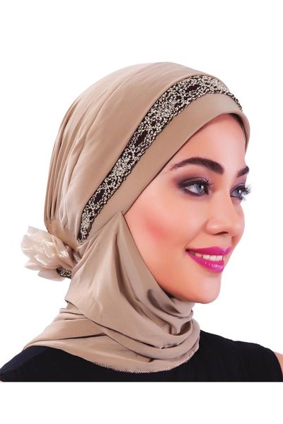 

other event & party supplies laminated horsehair boucle bonnet hijab women