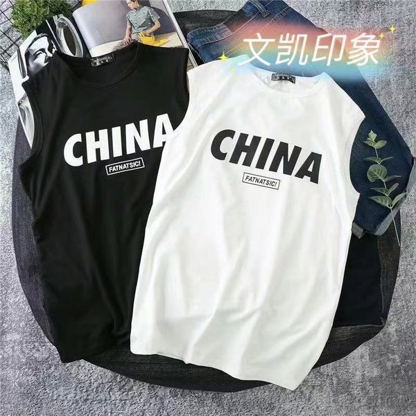 

summer fashion brand harajuku style loose svels t-shirt cantilevered sports vt men's couple hip hop trend t-shirt, Gray