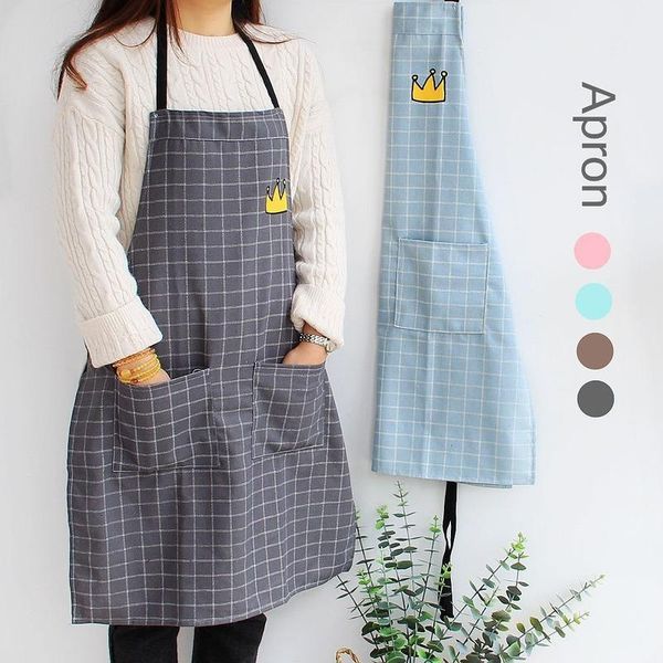 

apron polyester cotton painted clothes kitchen workwear fabric aprons