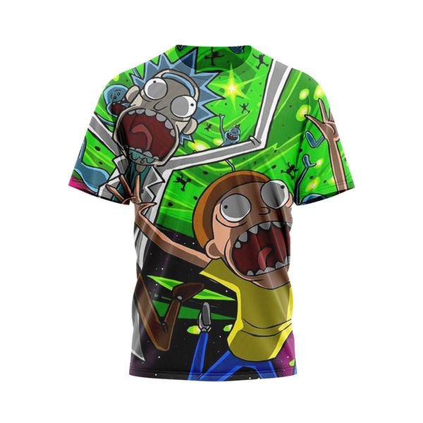 

anime character printing men's 3d printing t-shirt graphic optical illusion short-sleeved party shirt street punk goth crew neck summer, White;black