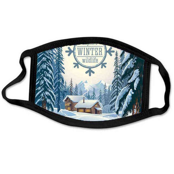 

ice silk mask 3d cotton printing pattern dustproof clothing haze washable adult