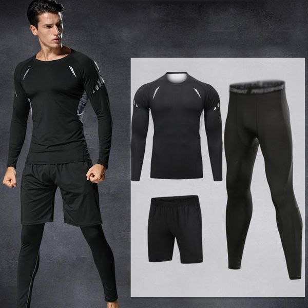 

men's pants sports suit casual fitness quick dry running training, Black