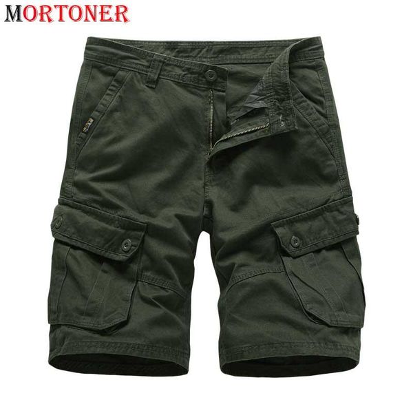 

men's shorts army fashion cargo men 2021 irregular pocket cotton casual mens outdoors travel pantalones cortos 38, White;black