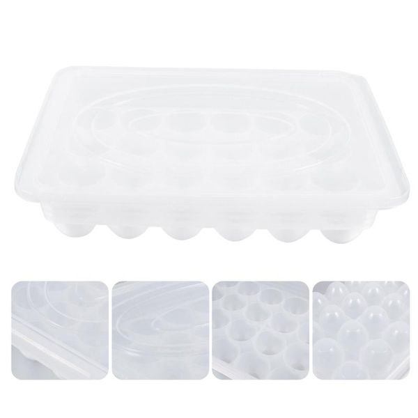 

storage bottles & jars 1pc home egg box tray holder food crisper compartment
