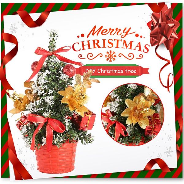 

christmas decorations 1pc tree decor kinder kerstboom artificial tablemini festival miniature 20cm