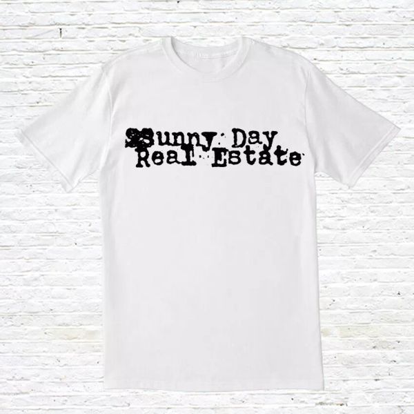 

sunny day real estate t-shirt, White;black
