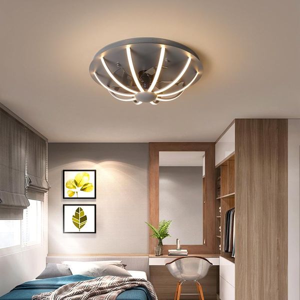 

ceiling fans modern fan lamp dining room bedroom high brightness remote control household living