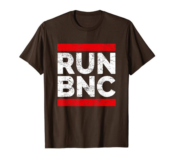 

run bnc funny audio engineer/sound engineer t-shirt, White;black
