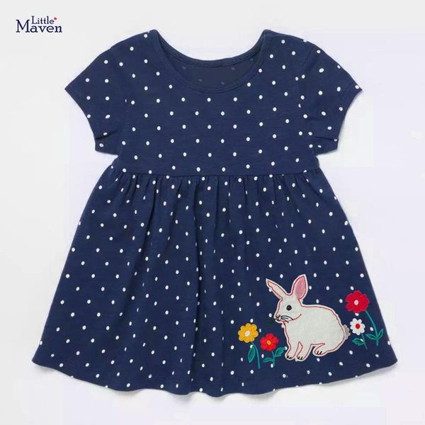 

girl's dresses little maven 2021 summer dress baby girls casual comfort clothes with and flower lovely for kids, Red;yellow