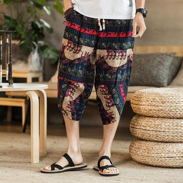 

summer fashion cartoon main push seven part pants increase fertilizer sea shorts masculino hip hop men's, White;black