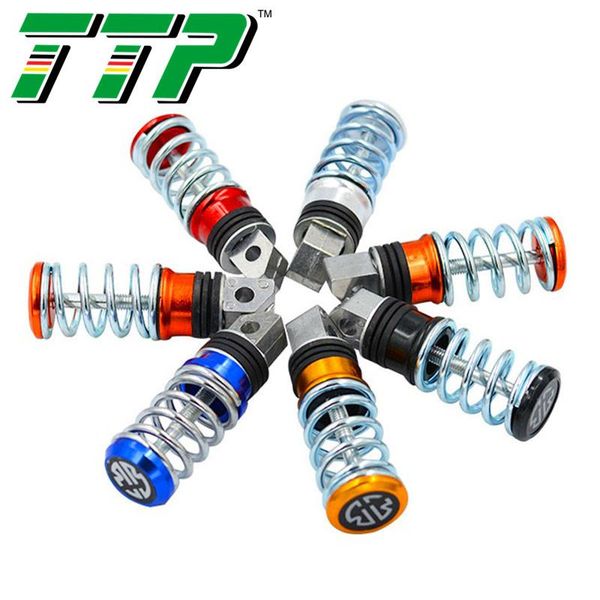 

pedals pedalsp aluminum universal motorcycle footrest footpegs with scooter spring motorbike modification foot peg