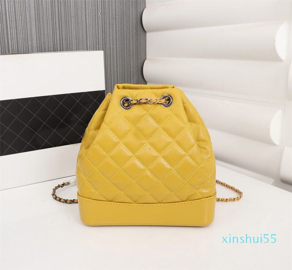 

ladies bags 4 colors 5a quality luxurys designe rsbackpack school backpacks quilted genuine leather wallet hardware chain rope travel