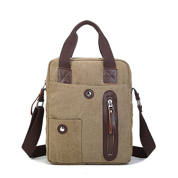 

bags wallet backpack men's canvas bag one shoulder straddle handbag business briefcase travel bicycle, Black;red