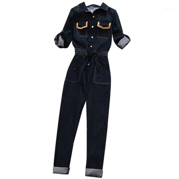

women's jumpsuits & rompers fashion denim jumpsuit women overalls jeans1, Black;white