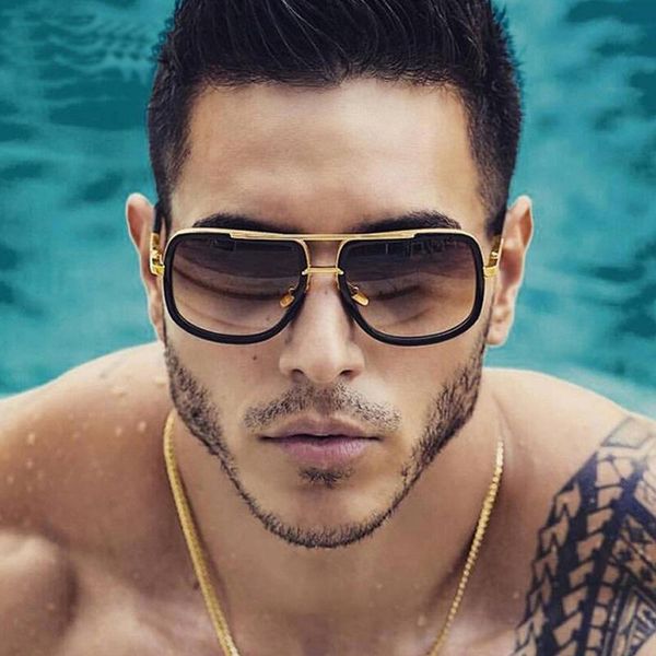 

sunglasses men boy stainless steel fashion sun glasses, White;black