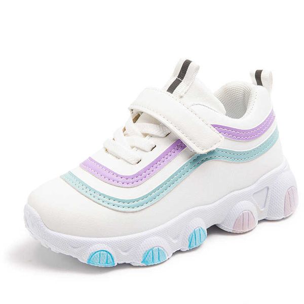 Sapatilhas de outono de primavera casual infantil para meninos e meninas unisex executando sapatos esportivos menina sapato 3 5 6 7 8 9 10 12 anos G1025