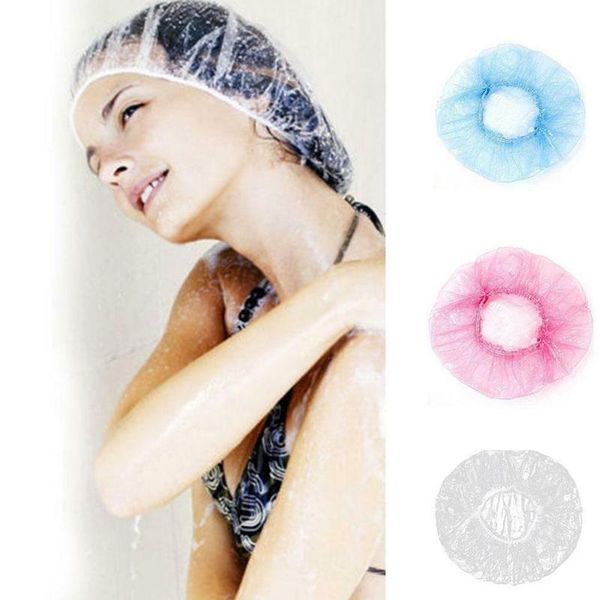 

shower caps 100pcs disposable cap strip waterproof high pressure increase and thicken el hairdressing supplies