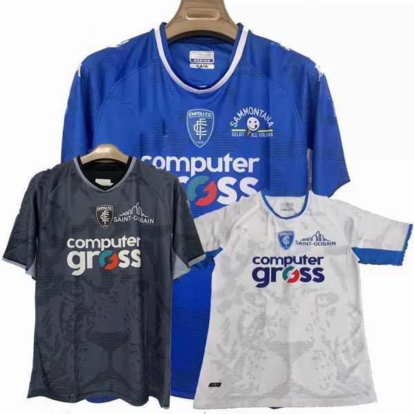 

2021 2022 empoli f.c. soccer jerseys francesco pinamonti romagnoli cutrone bajrami stojanovic bandinelli home away 3rd 21 22 football shirt, Black;yellow