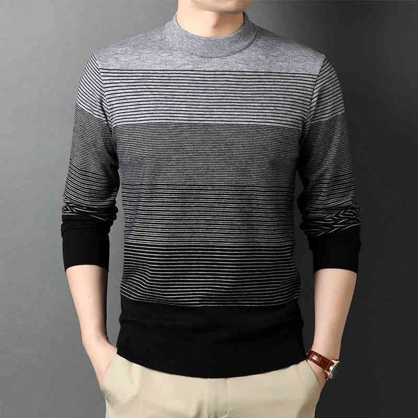 

men's sweaters men's nightgown autumn around the neck of long sleeve plain strain pullover saplings suitable for elegant man sweat, White;black