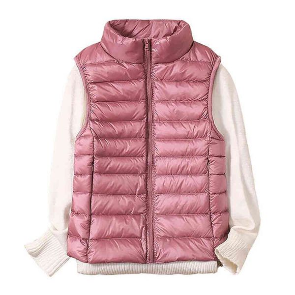 

women's svels vt, 2021 white duck feather ultra light, windproof tight et, warm, autumn and winter, 90%, Black