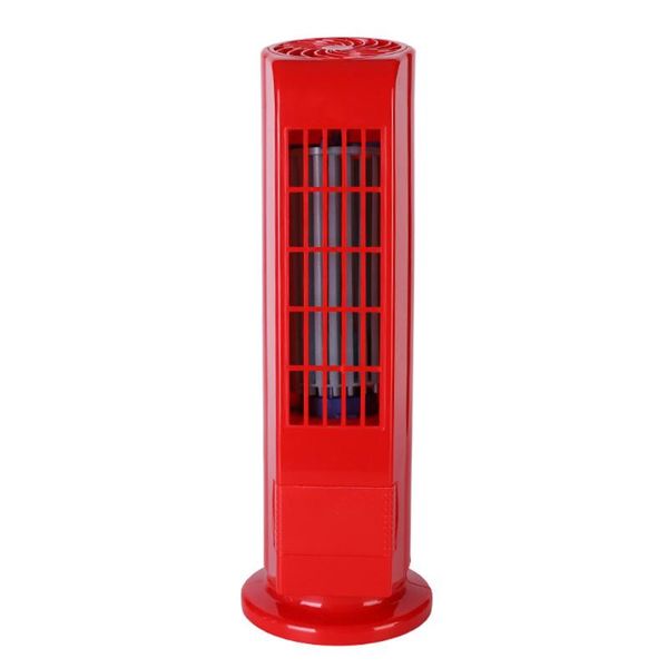 

electric fans usb mini air conditioning fan leafless portable tower red