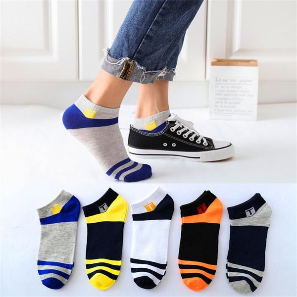 

men's socks 10 pairs of summer sweat-absorbent breathable thin boat low-cut sports shallow mouth invisible college, Black