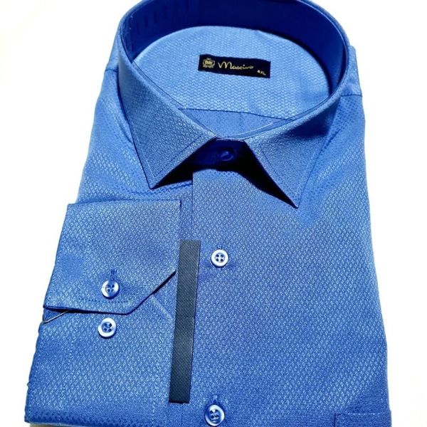 

men's casual shirts long-sleeve male shirt season classic blue trend clothing business, White;black
