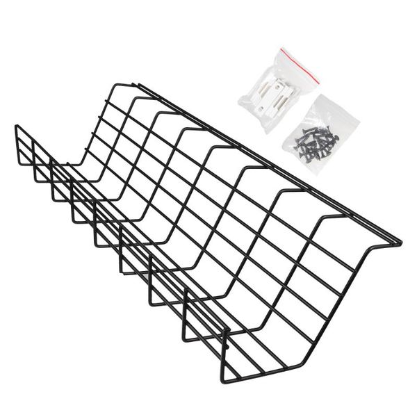 

hooks & rails 1pc under desk cable line management tray stand holder