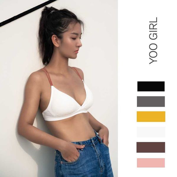 

breathable women bra seamless beauty back candy color female intimate lingerie gym clothing, White;black