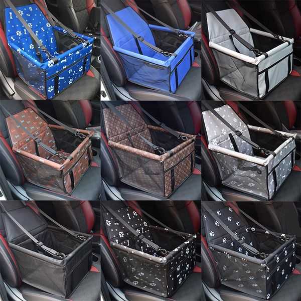 

portable dog car seat belt travel carrier folding bag for pet cat puppy covers