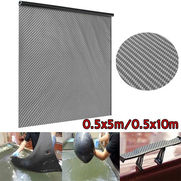 

0.5x5m/10m pva carbon fiber pattern water transfer printing film hydrographic decorative auto motorcycle decoration gift wrap