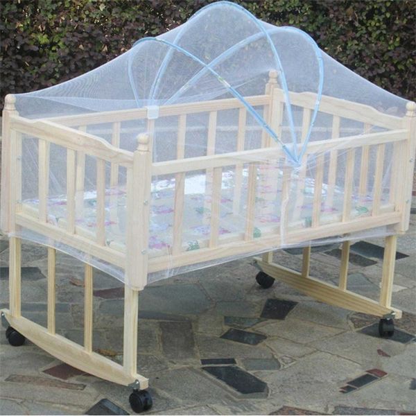 

crib netting baby kids cradle mosquito net cot mesh canopy infant toddler playpens bed tent for 80x40cm 90x50cm 100x60cm 120x70cm