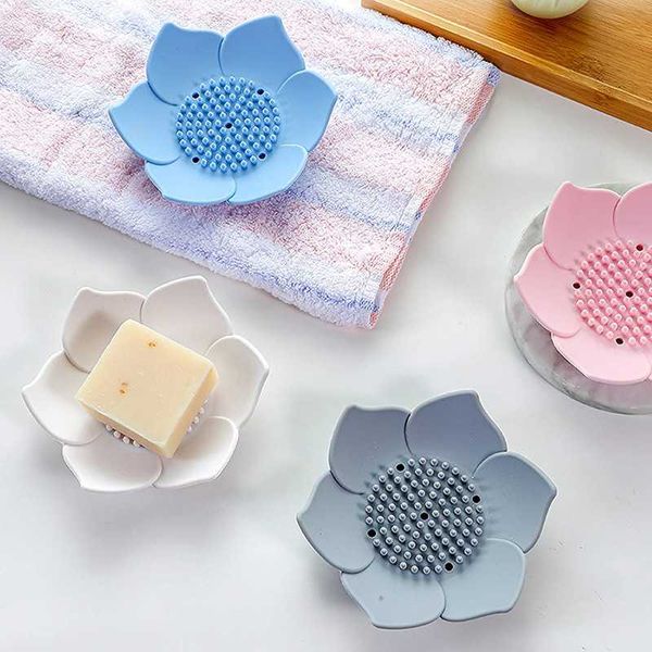 

soap dishes bathroom accessories nordic style lotus easy to dry flower dish tray