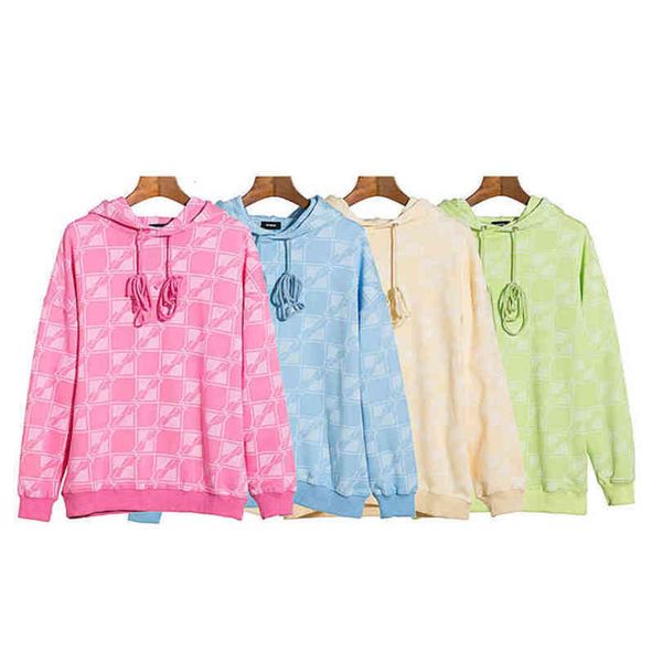 

korea famous brand we11done y2k oversized hoodie men truien kawaii sweater women clothing, Black