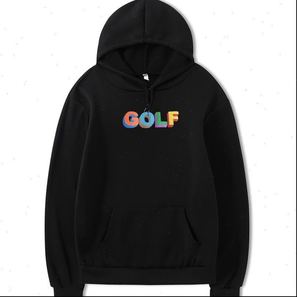 

golf logo colored tyler women hoodies the creator golfwang wang cherry bomb sweatshirt, Black