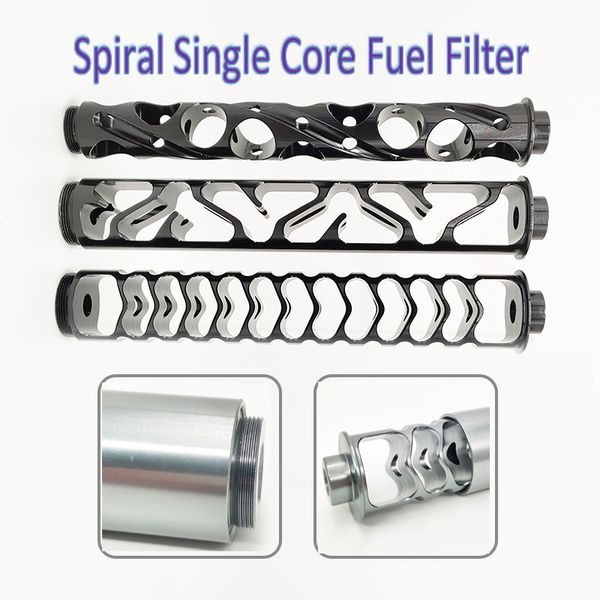 

10" 12inch 1/2x28 solvent trap fuel filter for napa 4003 5/8-24 aluminum wix24003 single core oil filters 1220