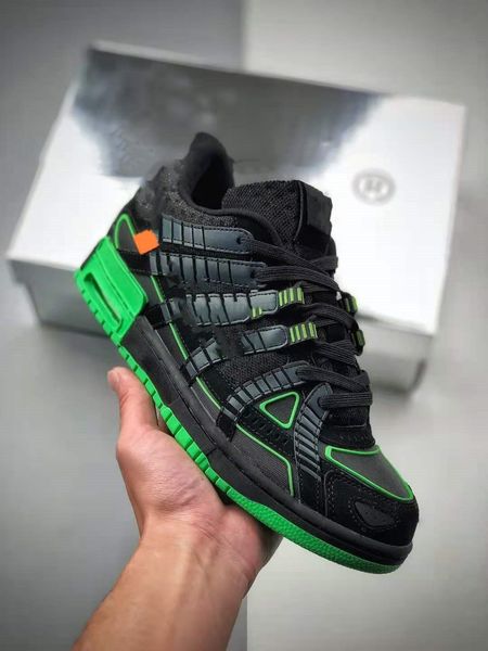 

low-skate shoes ow green black dunk men size40-45