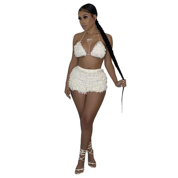 

women's tracksuits young party lady fashion o neck sleeveless bro and pants tight club, Gray