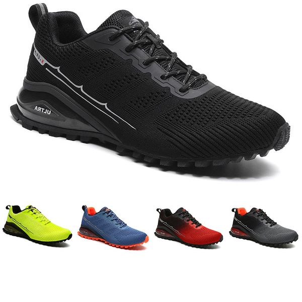 

wholesale non-brand men running shoes black grey blue orange lemon green red mountain climbing walking shoe mens trainers outdoor sports sne